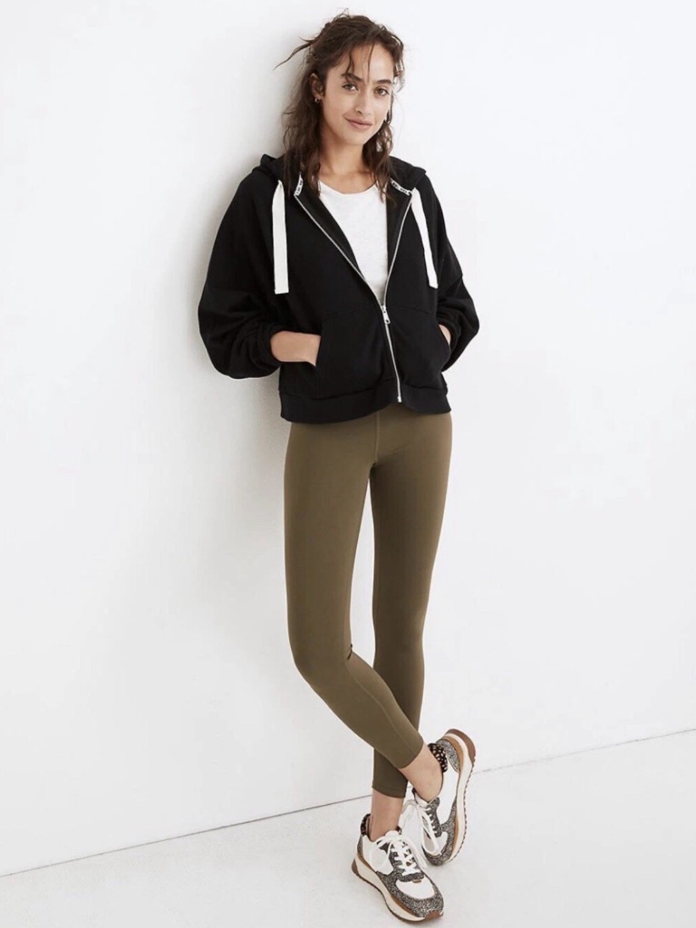NWT Madewell High Rise Leggings Kale Green Small 25” Inseam